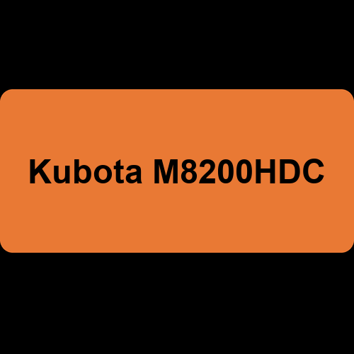 Kubota M8200HDC